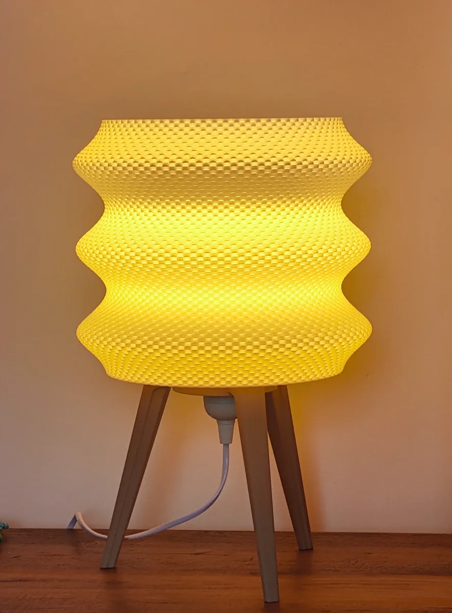 Lampe Ripple allumée