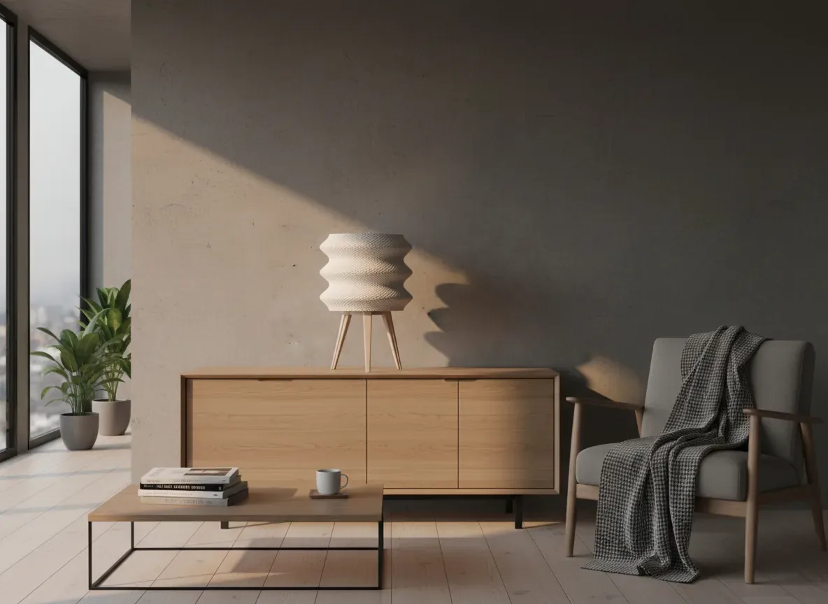 Lampe Ripple — dans un salon